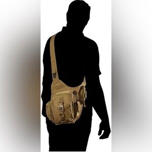 Red Rock Outdoor Gear Sidekick Sling Bag – Coyote Tan – Used EDC/Tactical Bag